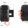 Air Vent Car Phone Holder, 360° Rotating, Black - Imagem 4