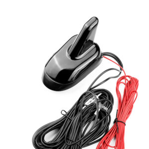 Antenne De Toit Voiture Style Aileron Requin - Compatible Opel Astra, Zafira, Vectra, Etc. - Noir - 3