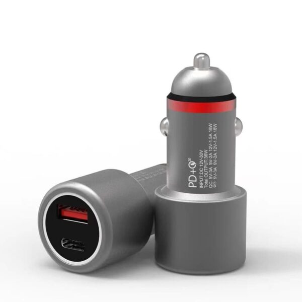 36W Dual Adapter Fast Car Charger