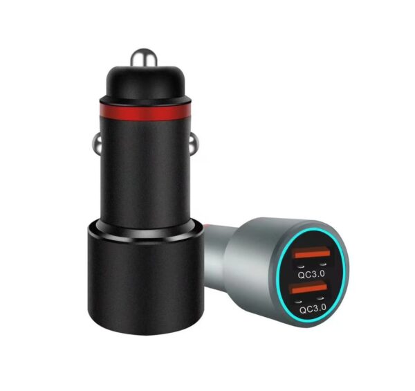 Chargeur de voiture rapide à double adaptateur 36 W