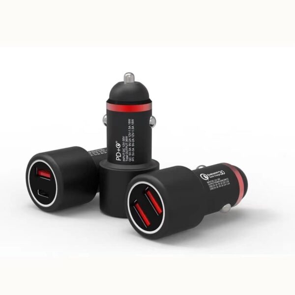 36W Dual Adapter Fast Car Charger